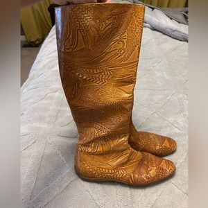 Salvatore ferrago tall boots.